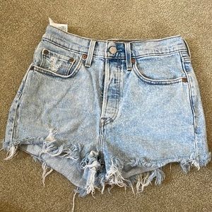 Levi’s high rise 501 shorts